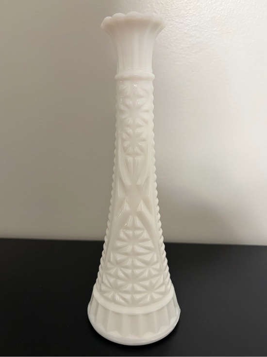 Other - Milk Glass Flower Vase
